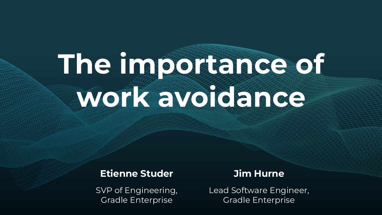 Strategies to Make and Keep Builds Cacheable — slide 1