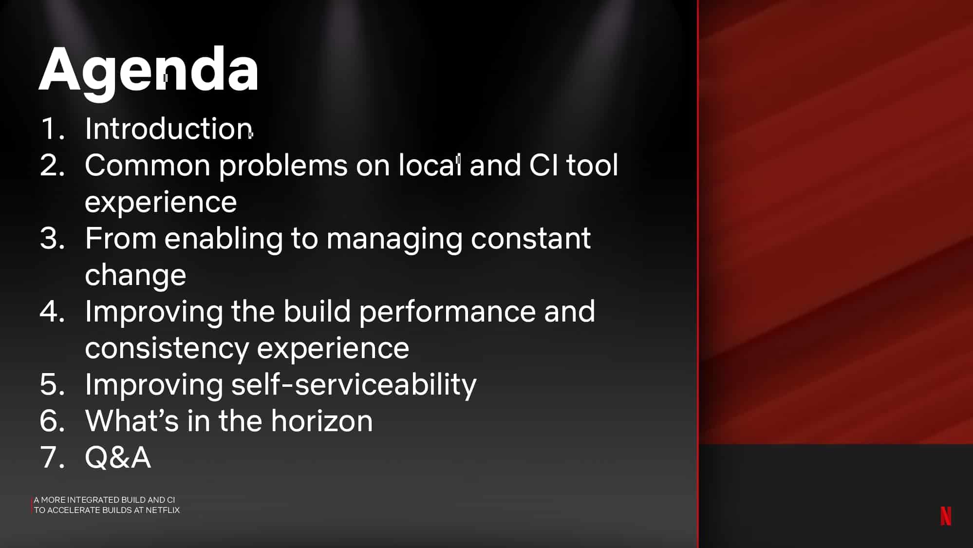 A More Integrated Build and CI to Accelerate Builds at Netflix — slide 3