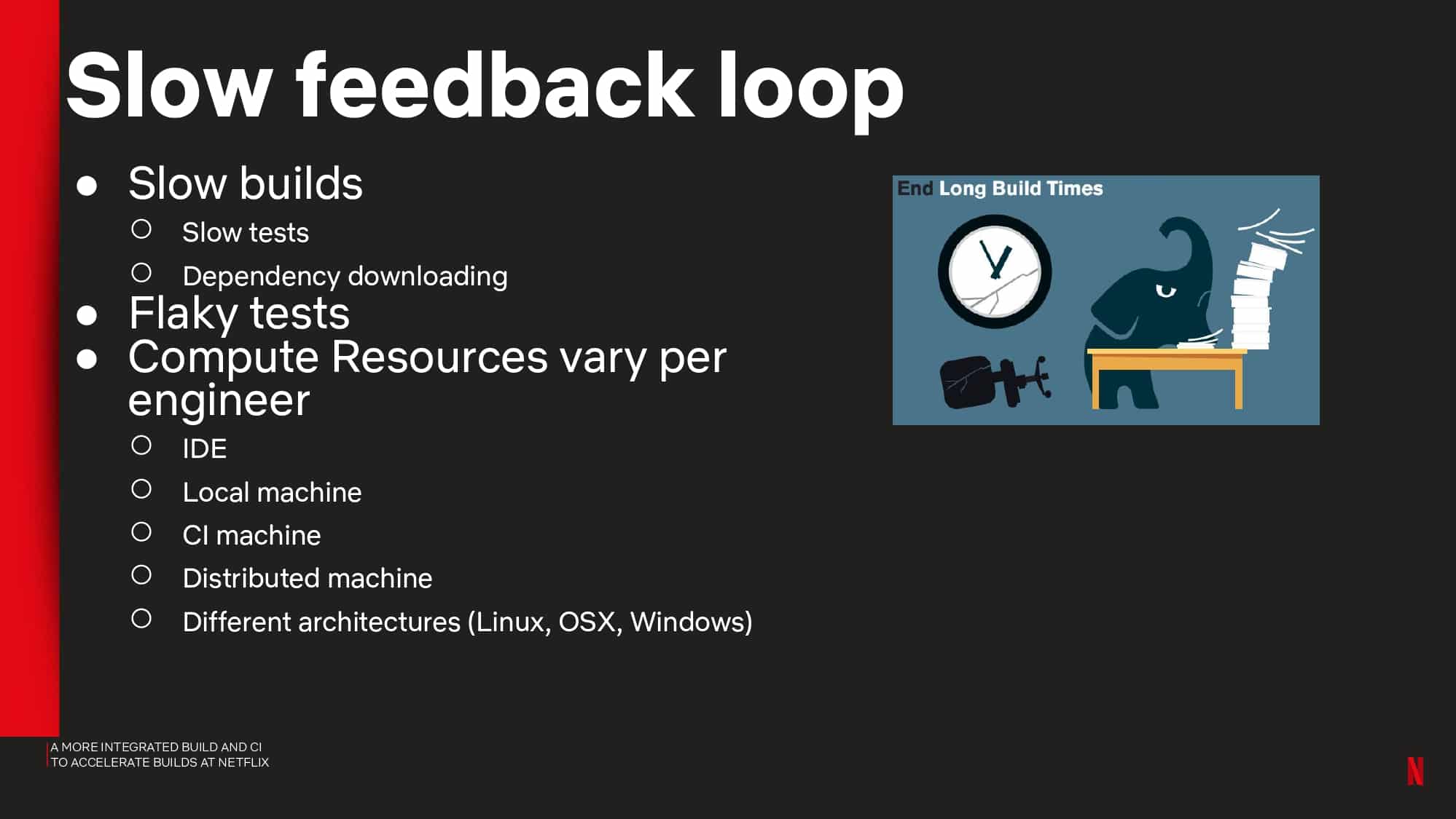 A More Integrated Build and CI to Accelerate Builds at Netflix — slide 9