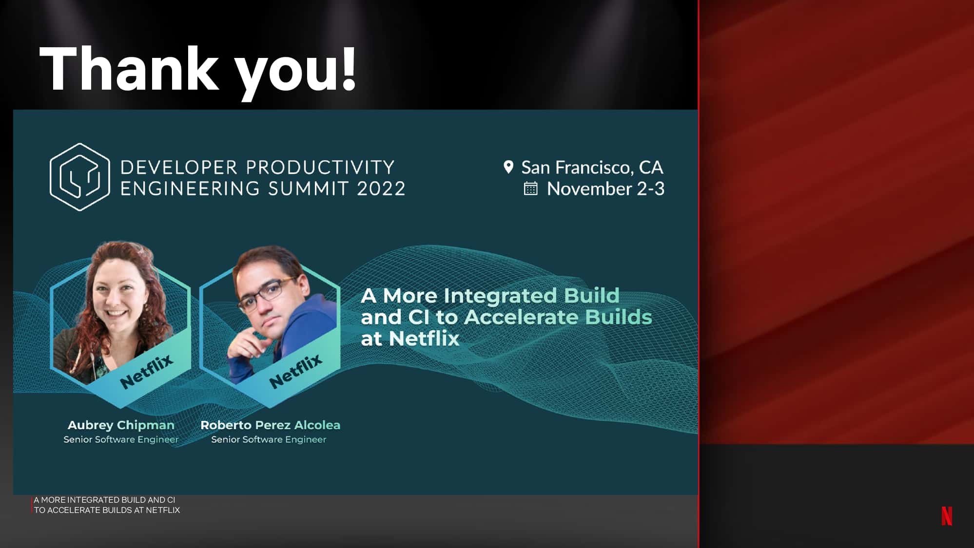A More Integrated Build and CI to Accelerate Builds at Netflix — slide 60
