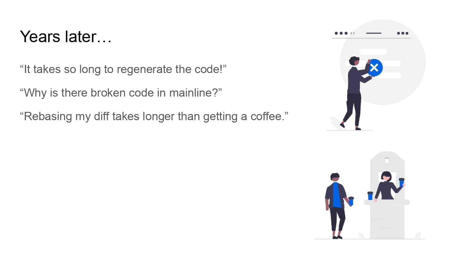 The Life and Death of Generated Code — slide 8