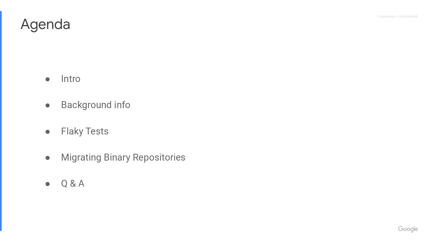 Flaky Tests & Binary Repositories, a Year in the Life of a Google DPE Engineer — slide 2