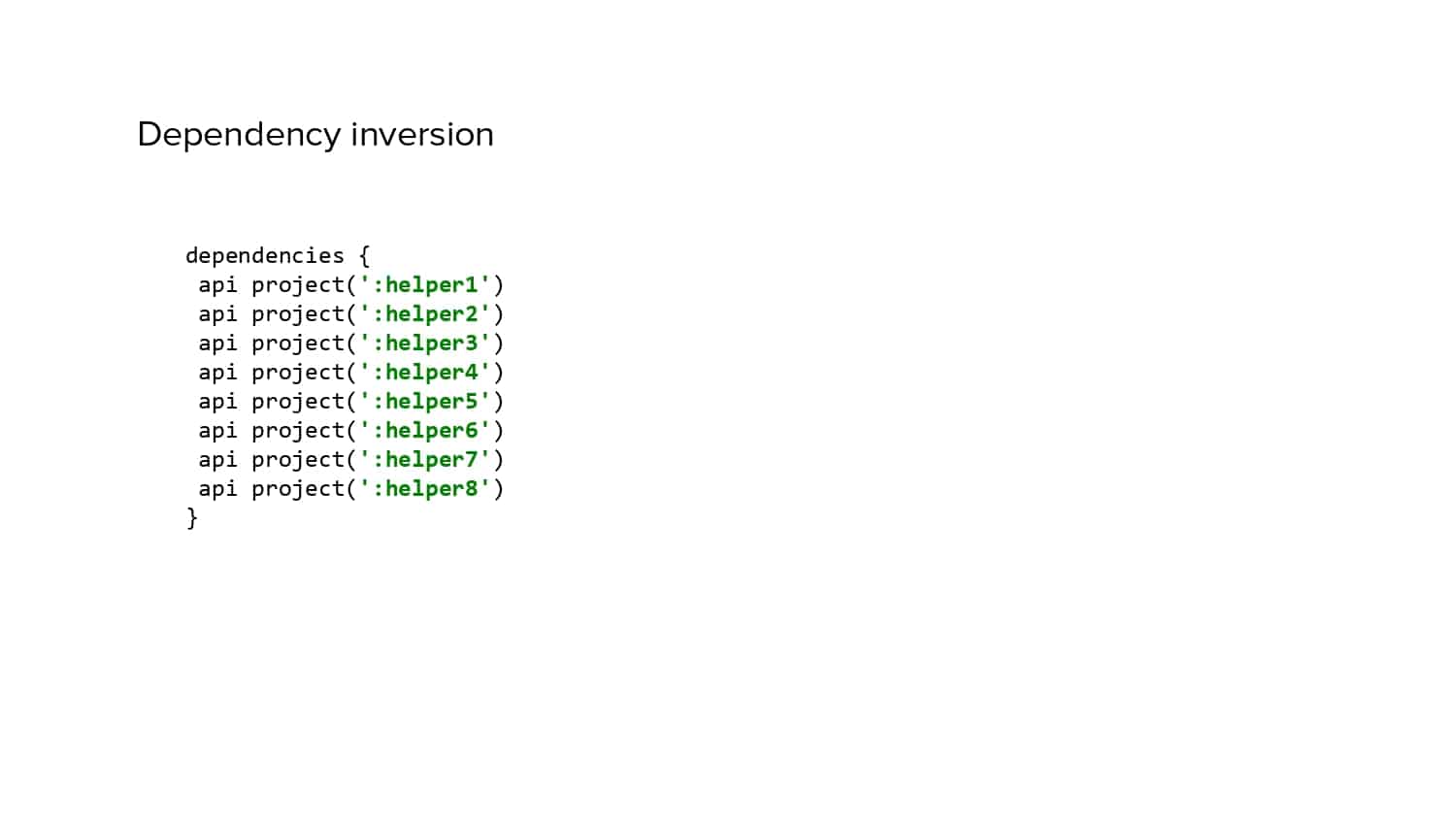 Isolated Development — slide 18