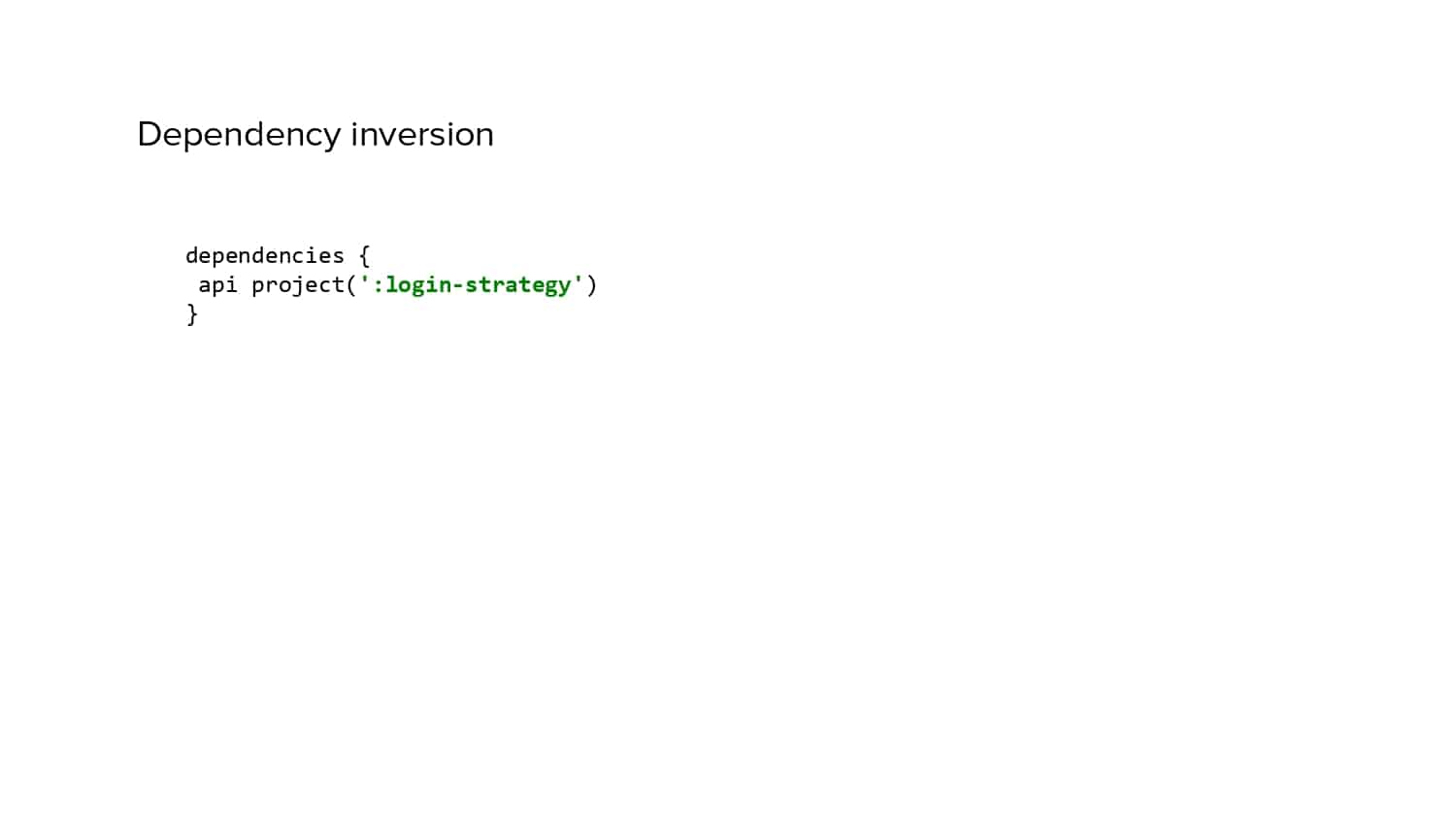 Isolated Development — slide 19