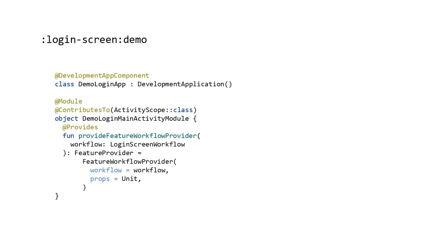 Isolated Development — slide 46