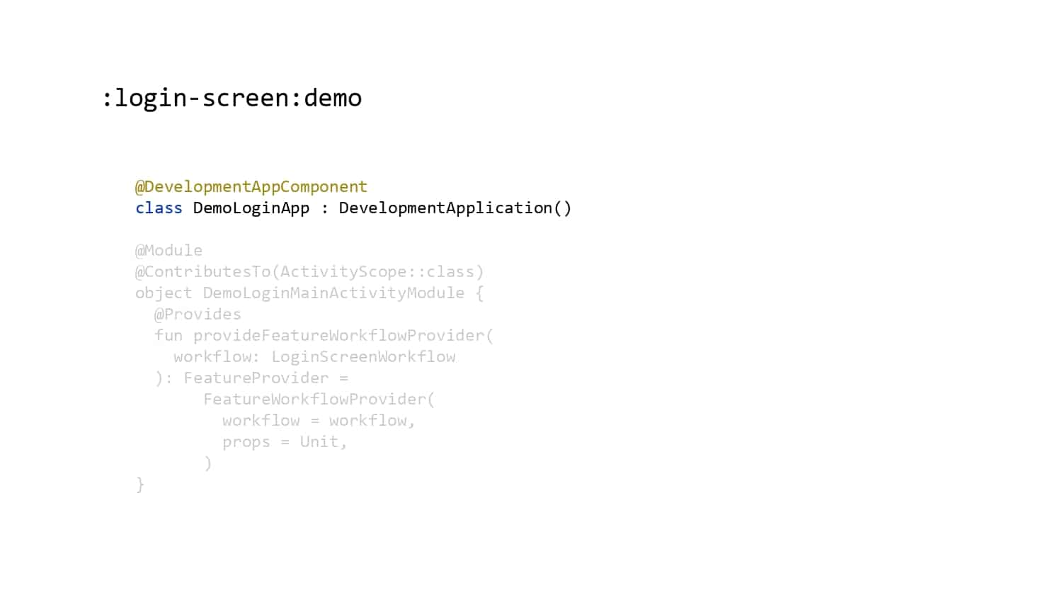 Isolated Development — slide 47