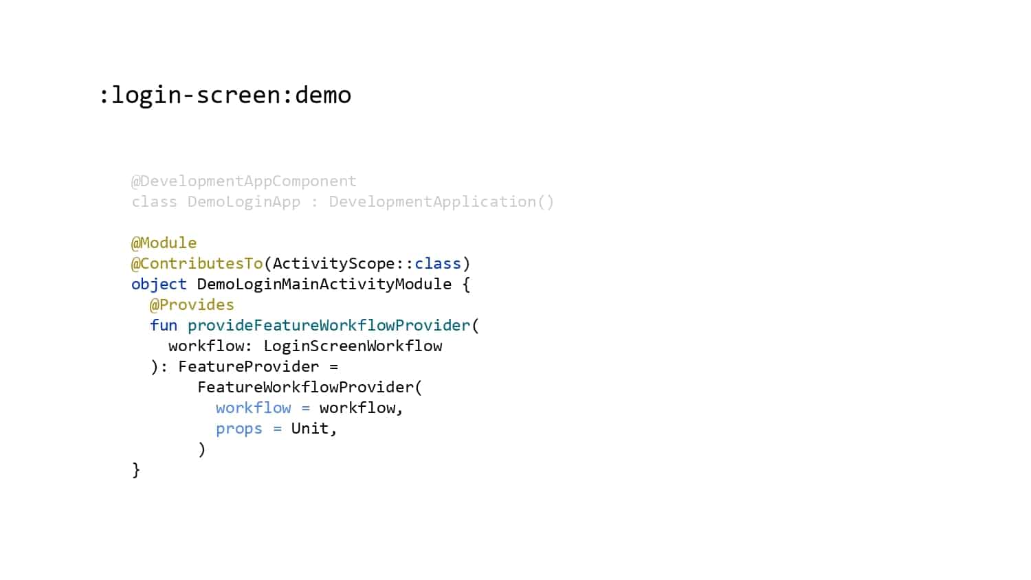 Isolated Development — slide 48