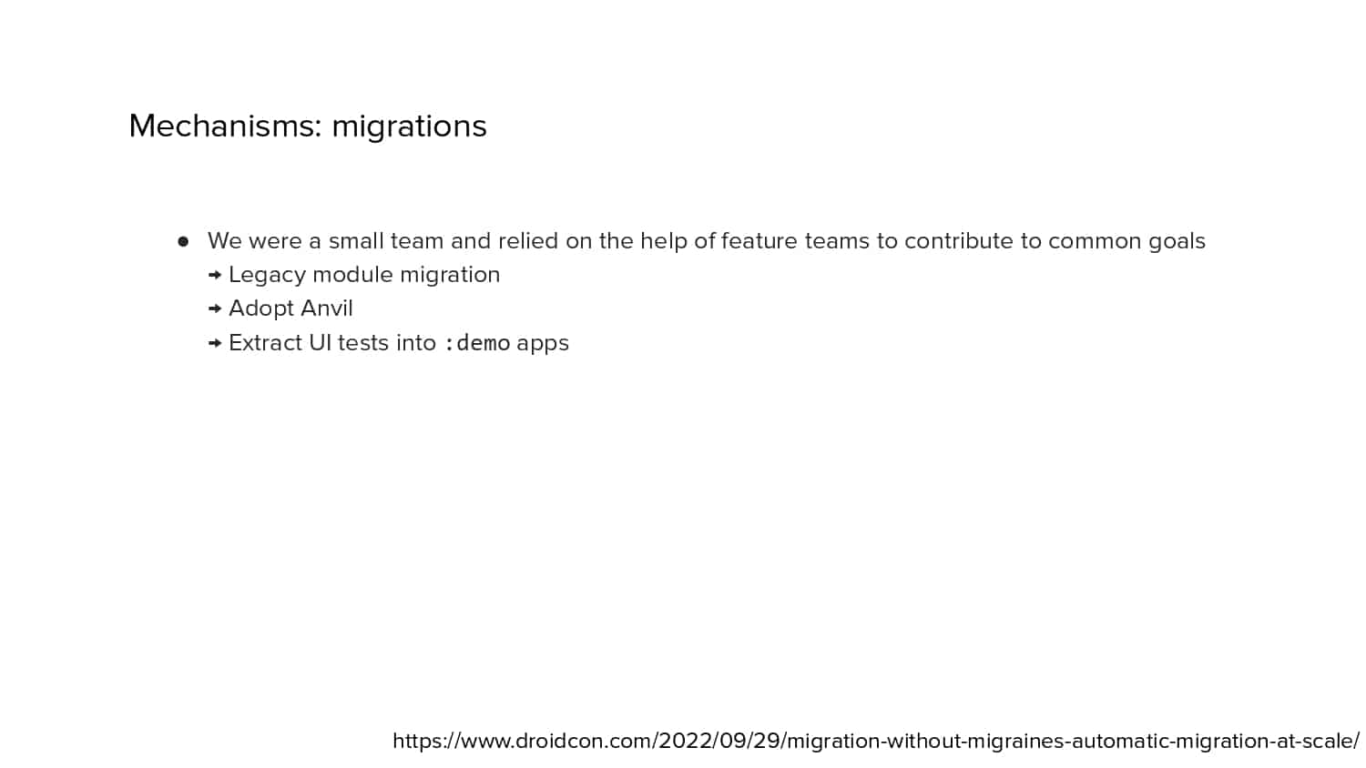 Isolated Development — slide 79
