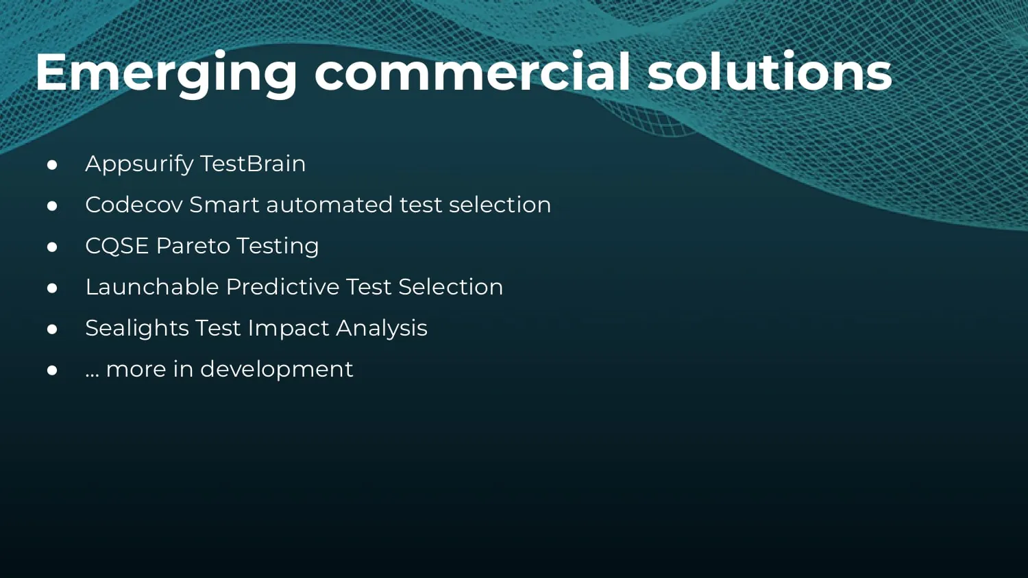 Foundations of Predictive Test Selection — slide 8