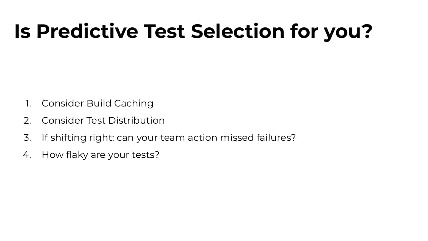 Foundations of Predictive Test Selection — slide 28