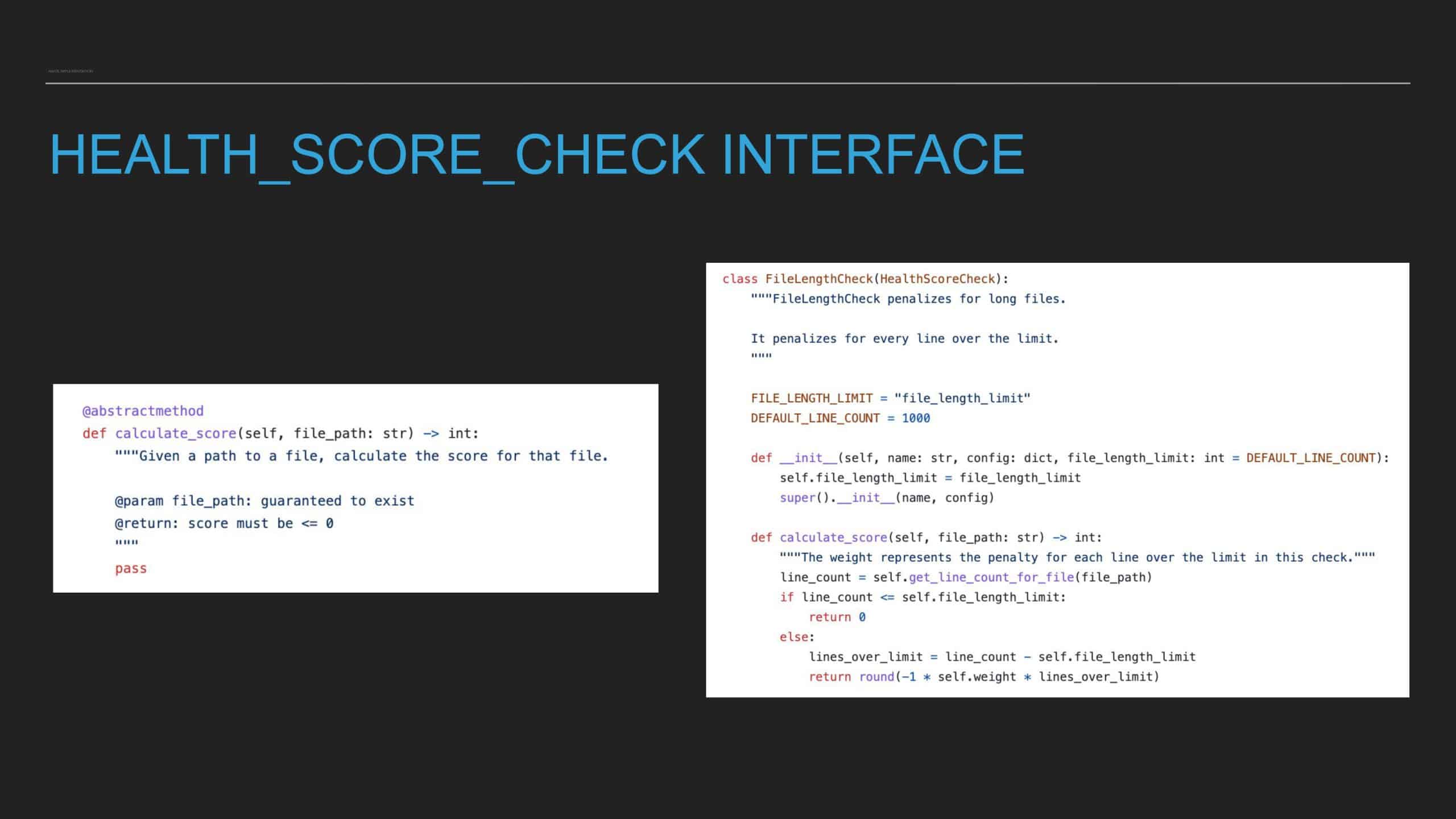 Code Health Score: How Slack Tracks and Manages Code Tech Debt at Scale — slide 14