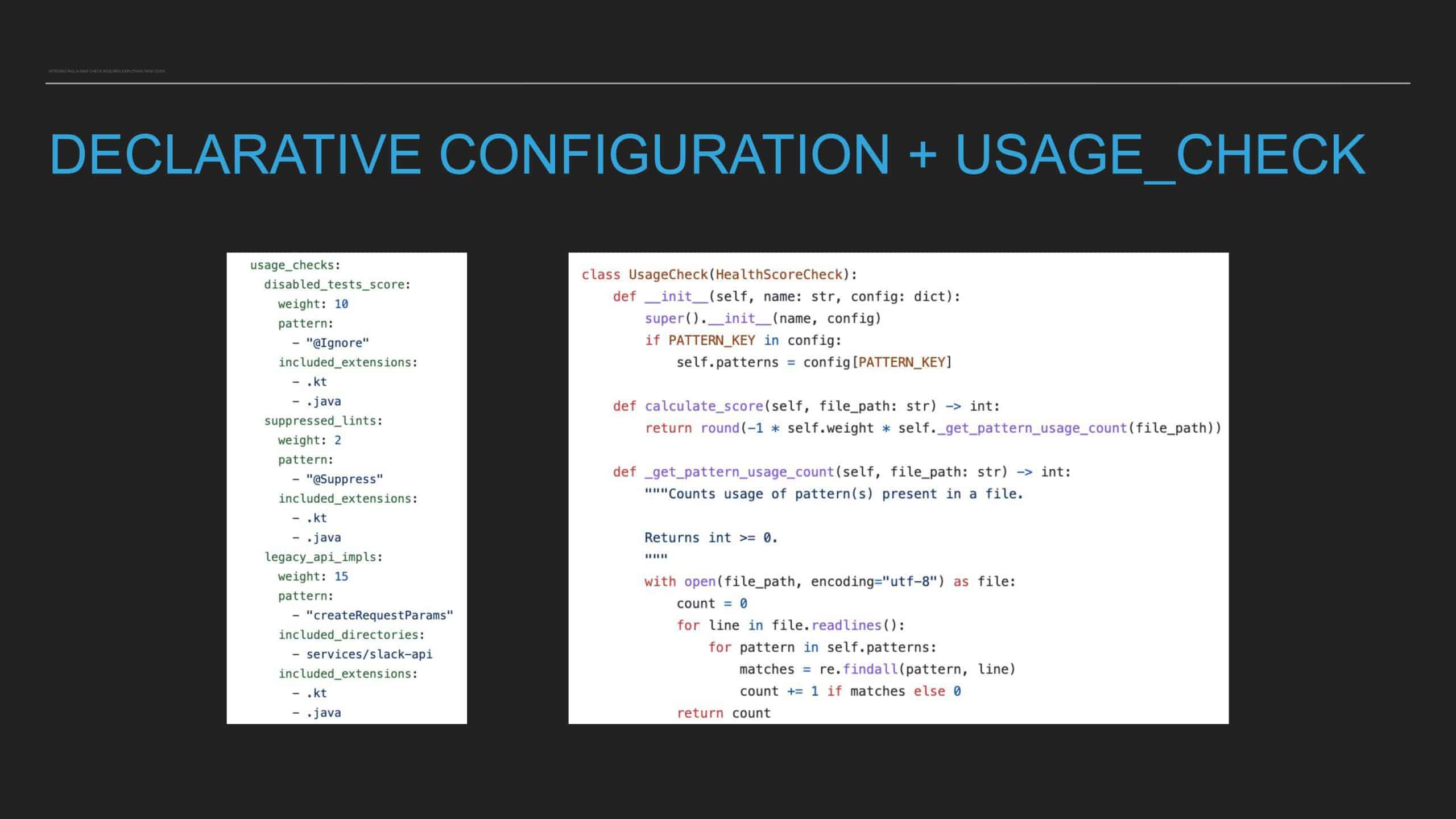 Code Health Score: How Slack Tracks and Manages Code Tech Debt at Scale — slide 16