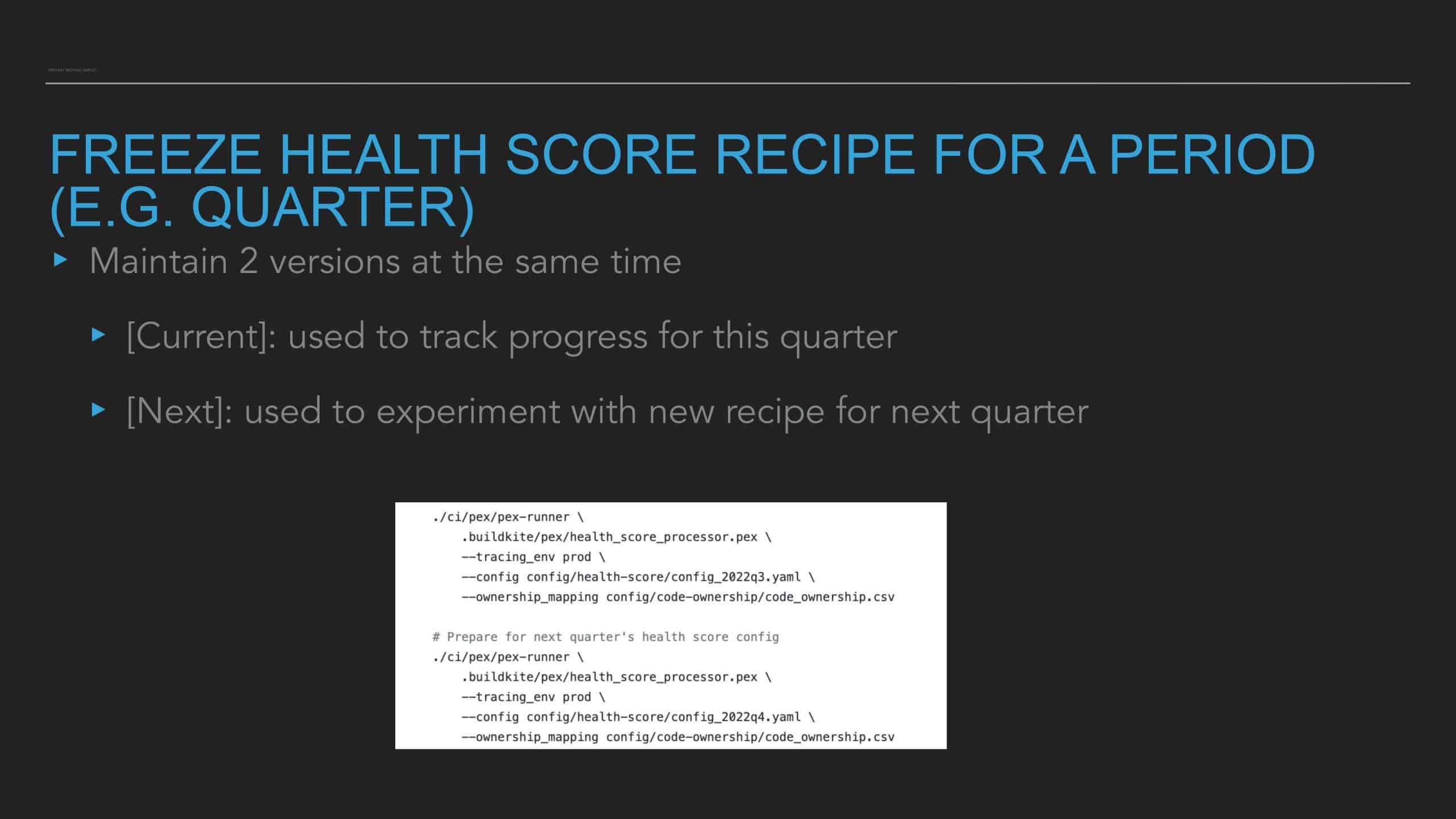 Code Health Score: How Slack Tracks and Manages Code Tech Debt at Scale — slide 36