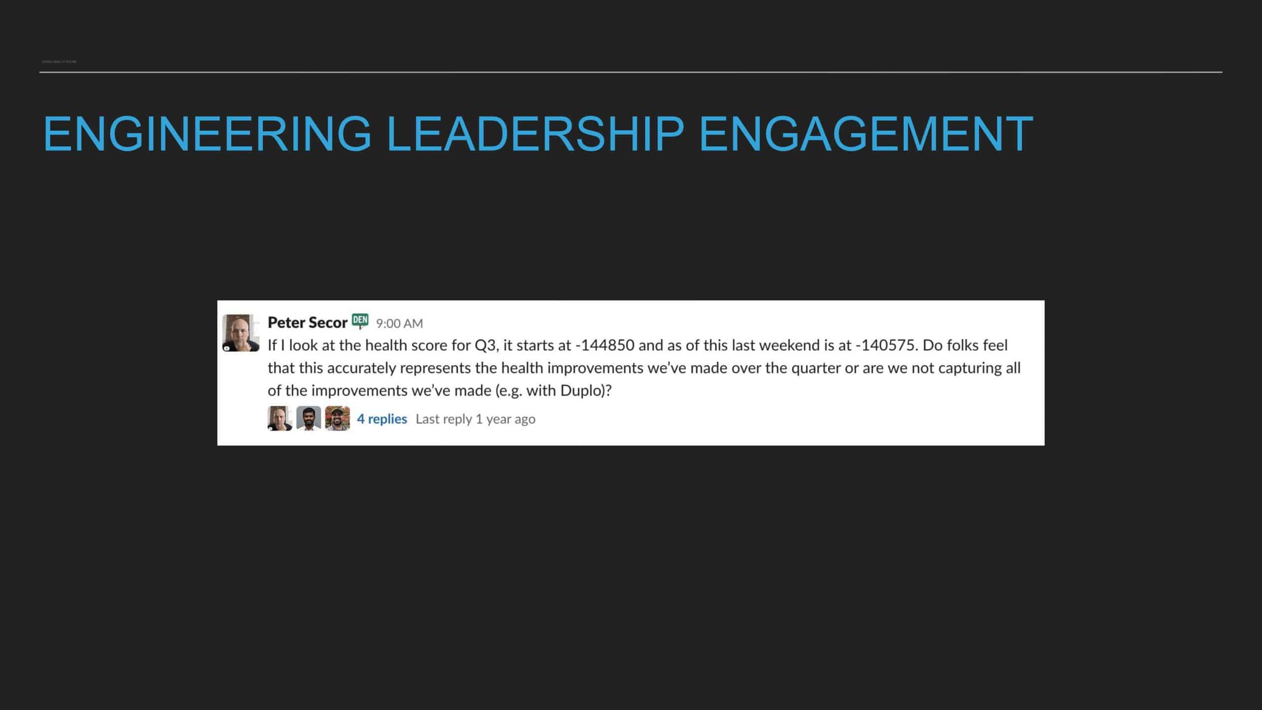 Code Health Score: How Slack Tracks and Manages Code Tech Debt at Scale — slide 39