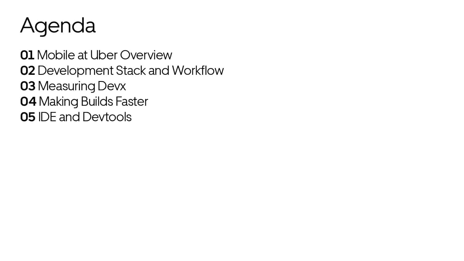Mobile Developer Productivity at Scale — slide 2