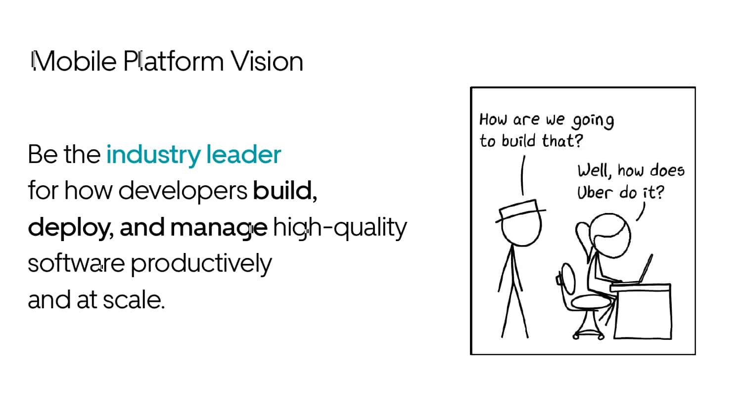 Mobile Developer Productivity at Scale — slide 7