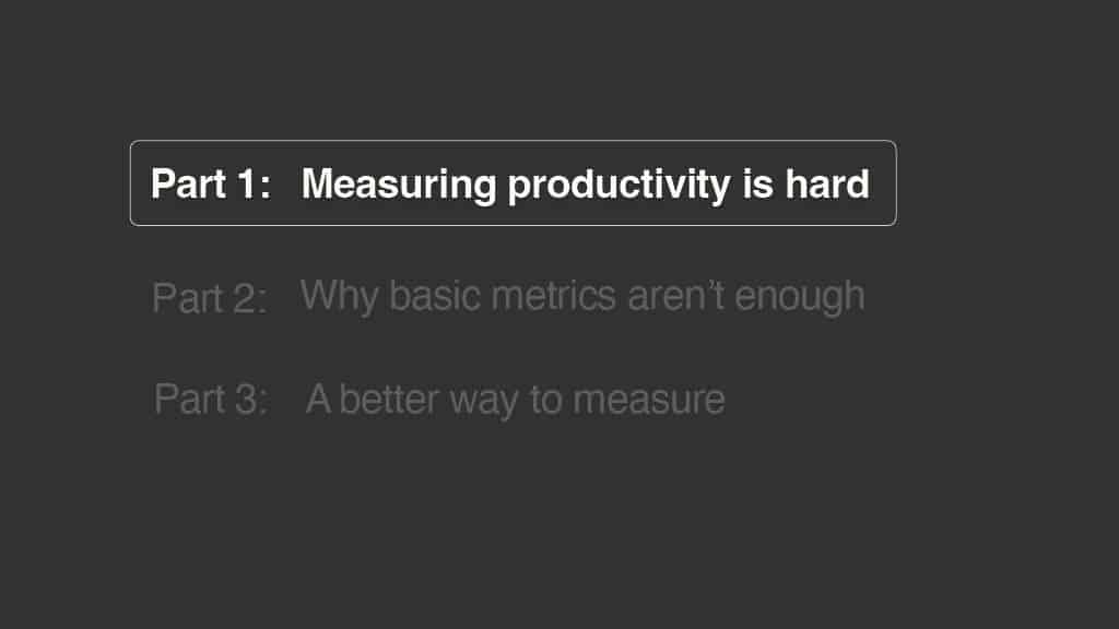 We’re Measuring Productivity Wrong — slide 4