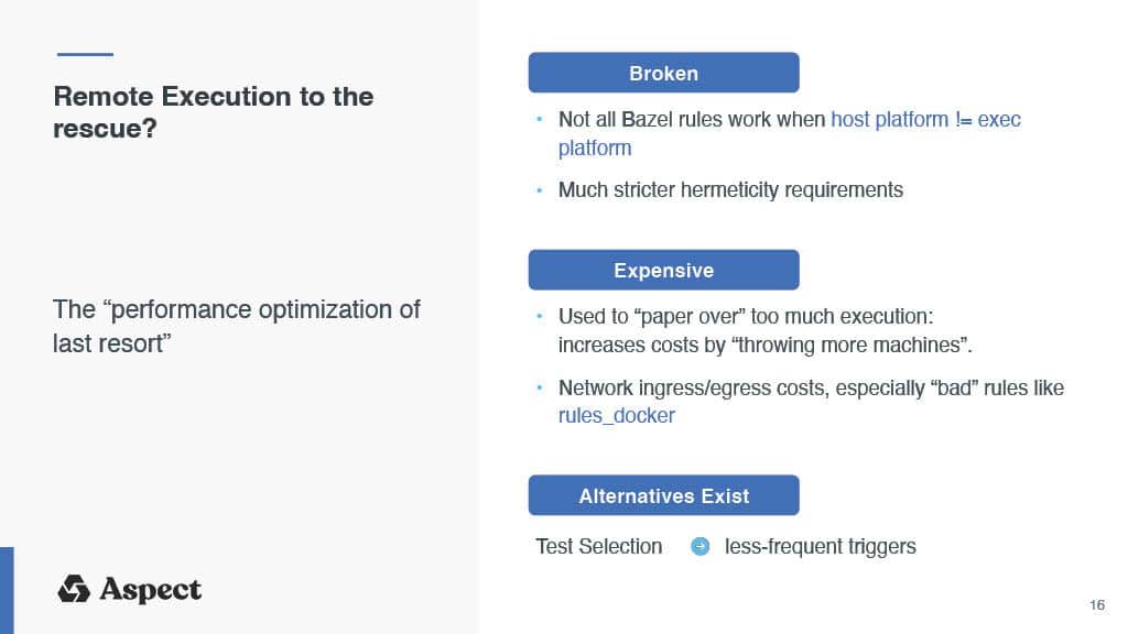 Achieving the Promised 3x-10x Bazel Speedup — slide 16