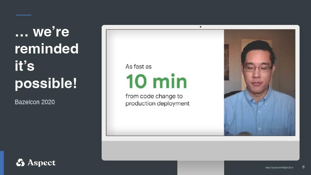 Achieving the Promised 3x-10x Bazel Speedup — slide 6