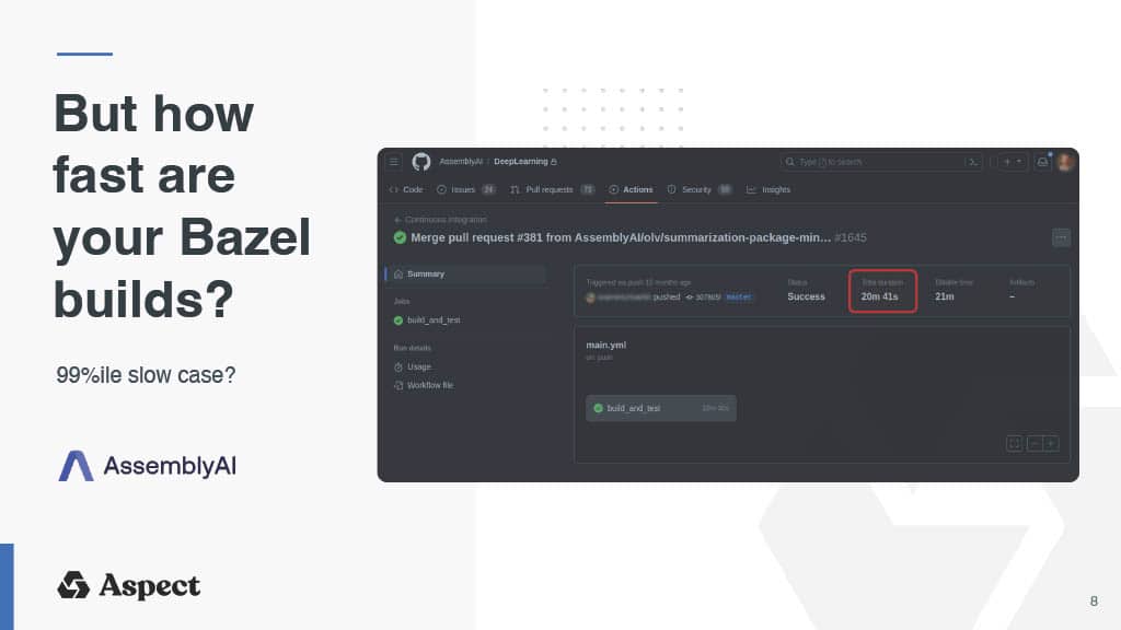 Achieving the Promised 3x-10x Bazel Speedup — slide 8