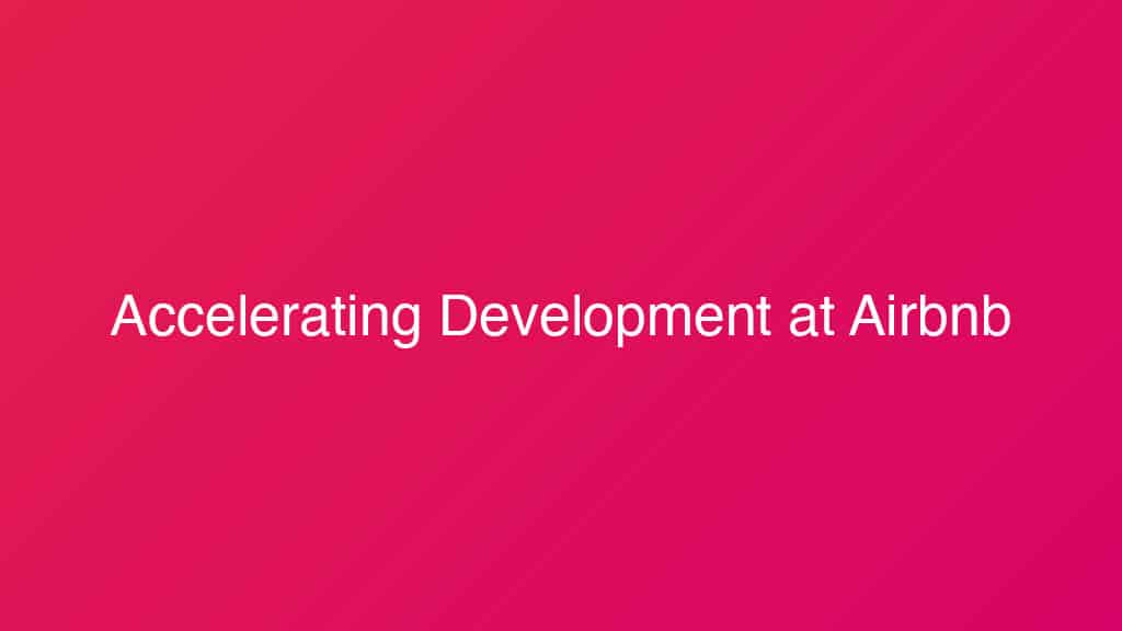 Transforming Developer Productivity: Airbnb’s Triumphs and Trials with a Dose of AI Disruption — slide 1