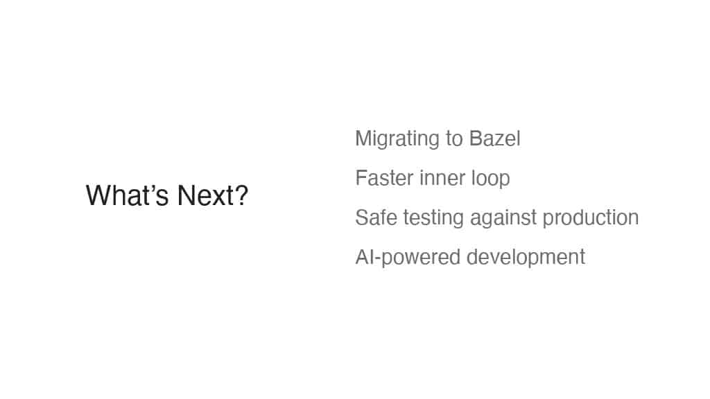 Transforming Developer Productivity: Airbnb’s Triumphs and Trials with a Dose of AI Disruption — slide 31