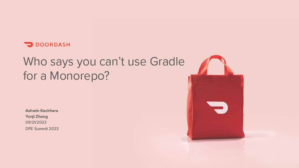 Building a Gradle-Based Monorepo for Kotlin Backends — slide 1