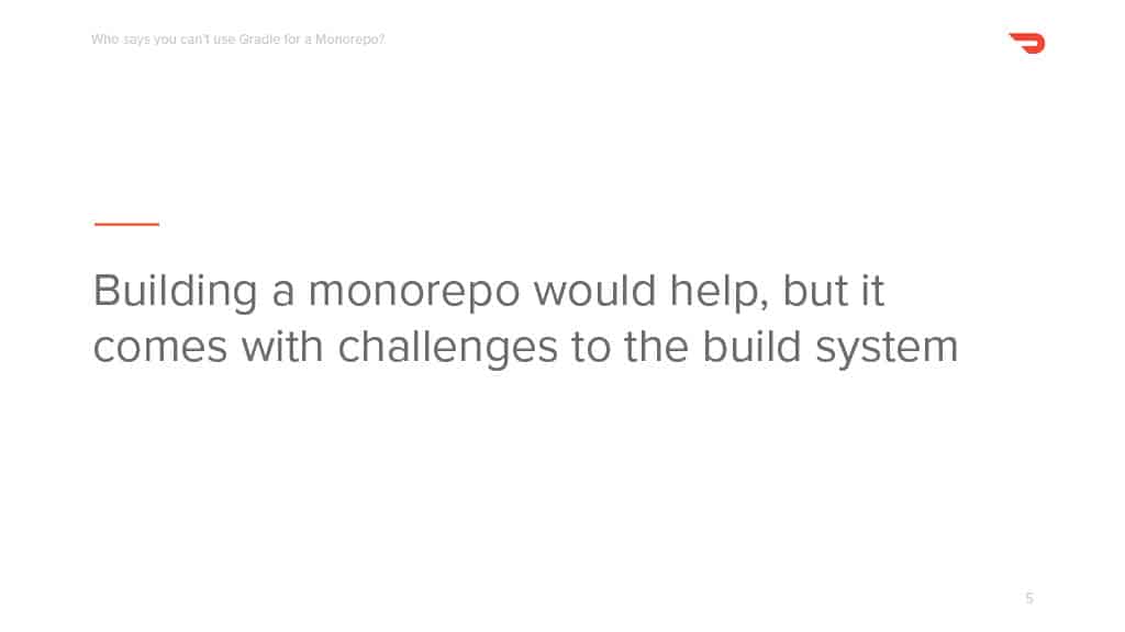 Building a Gradle-Based Monorepo for Kotlin Backends — slide 5