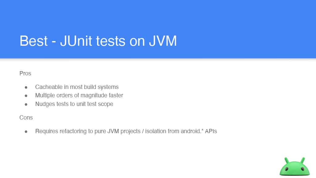 More Effective Testing on Android Devices — slide 4