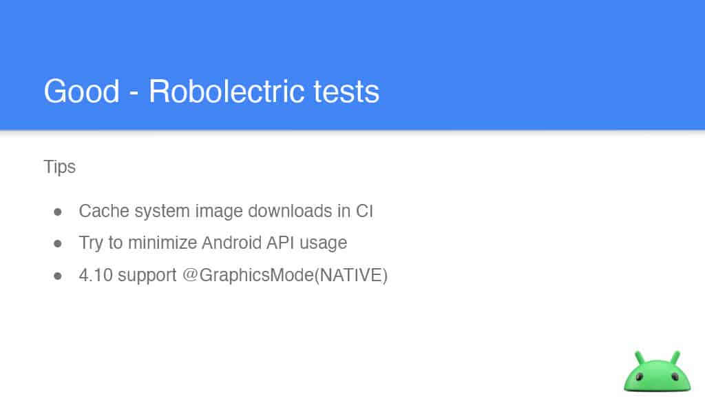 More Effective Testing on Android Devices — slide 8