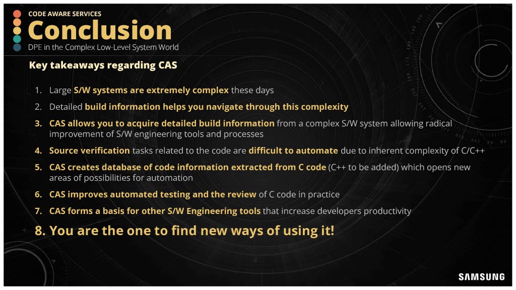 Developer Productivity Engineering in the Complex Low-Level Systems World — slide 50