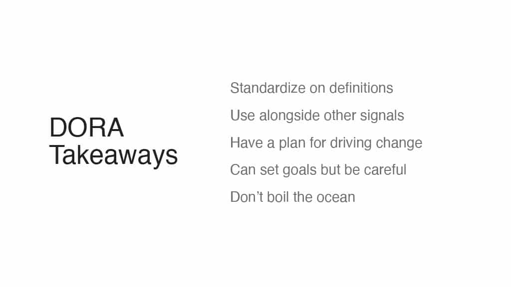 Embracing DORA Metrics: The Airbnb Journey Towards Enhanced Developer Productivity — slide 29
