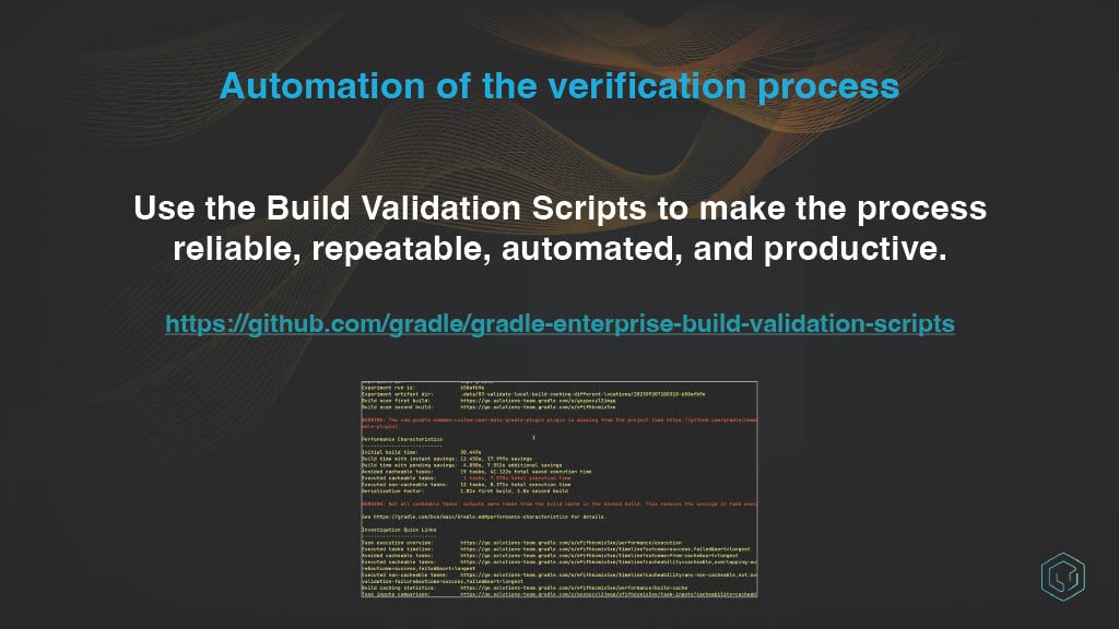 Automated Detection and Reporting of Build Cache Misses — slide 6