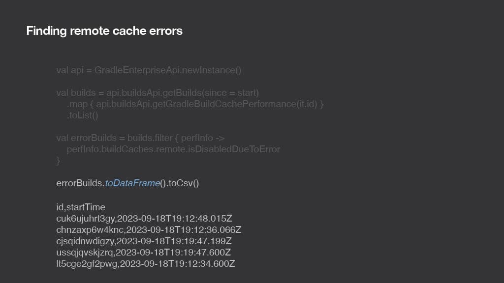Unlocking Build Analytics: iFood’s Journey with the Gradle Enterprise API — slide 63