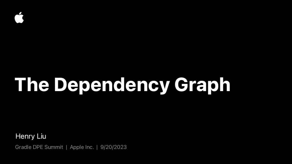 The Dependency Graph — slide 1