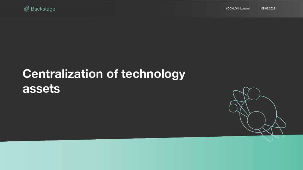 Shaping the Future of Developer Productivity with Backstage — slide 16