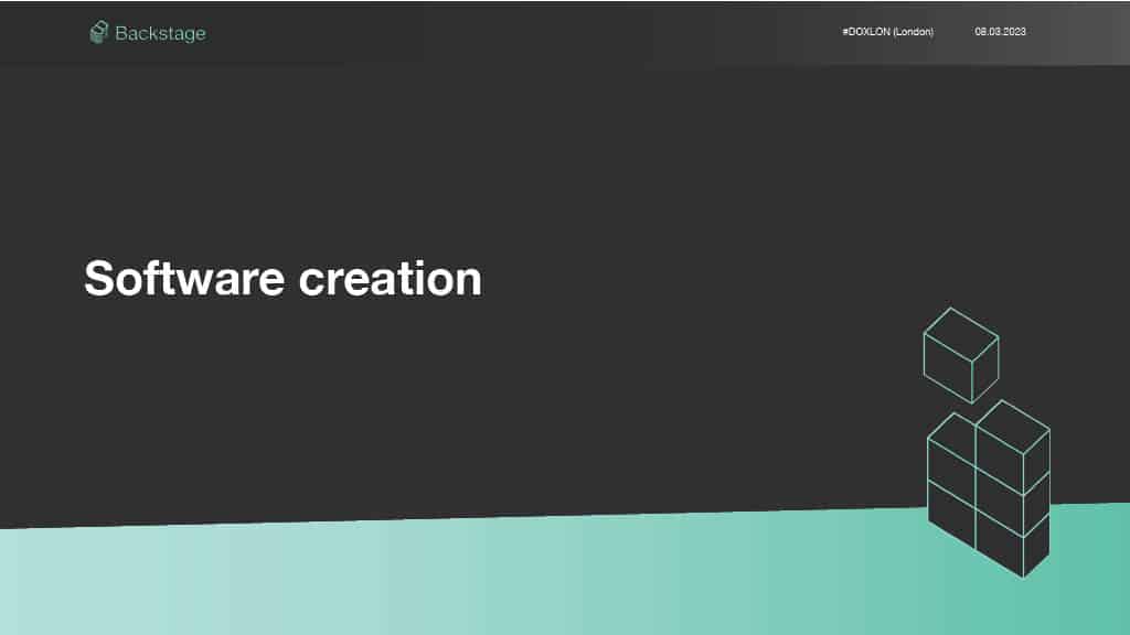 Shaping the Future of Developer Productivity with Backstage — slide 18