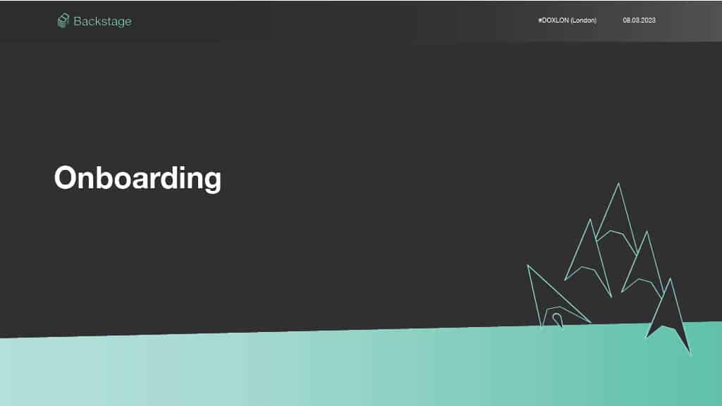 Shaping the Future of Developer Productivity with Backstage — slide 20