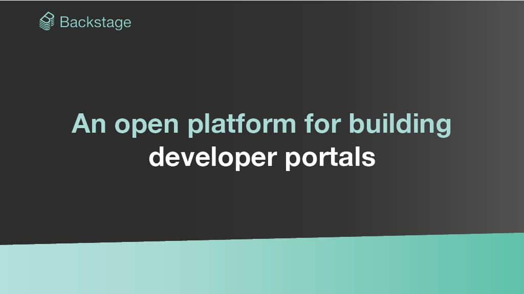 Shaping the Future of Developer Productivity with Backstage — slide 4