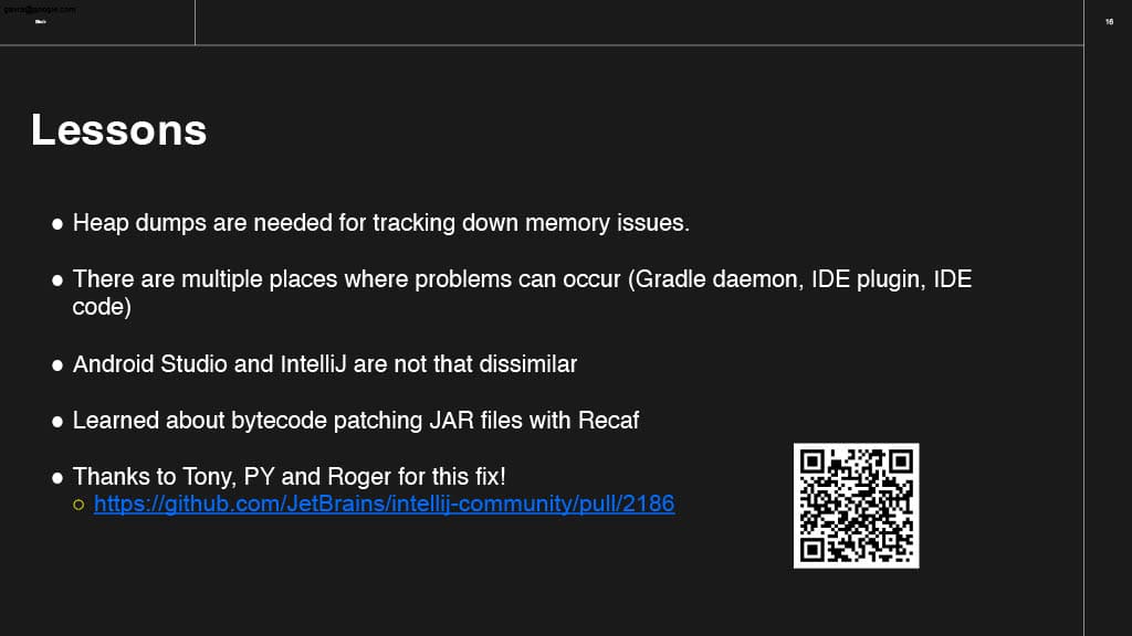 Lessons in Tackling the IDE Performance — slide 16