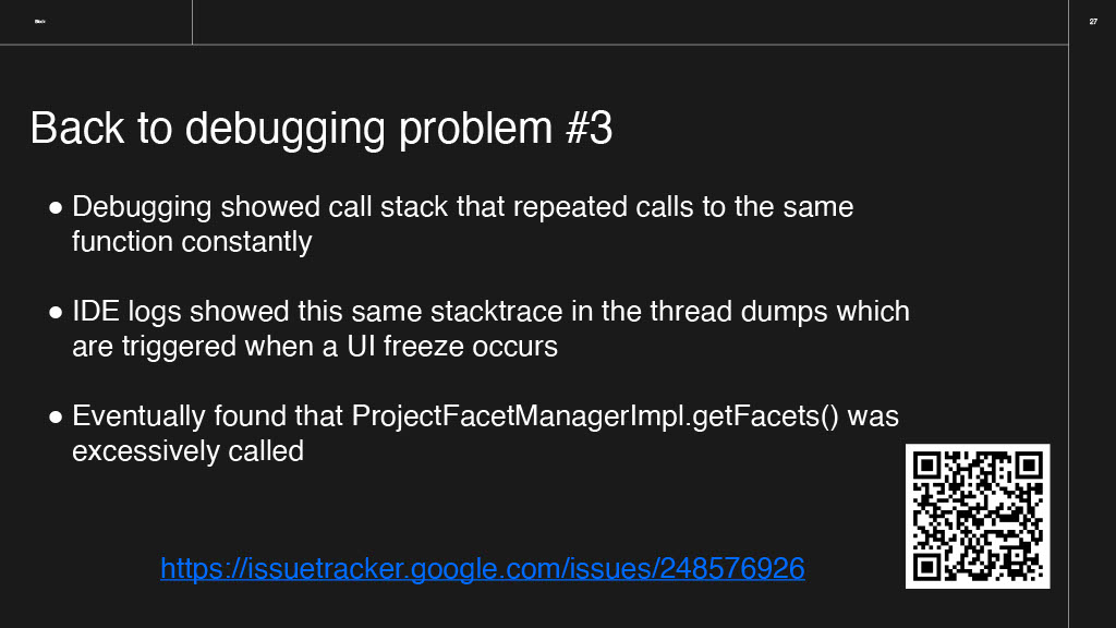 Lessons in Tackling the IDE Performance — slide 27