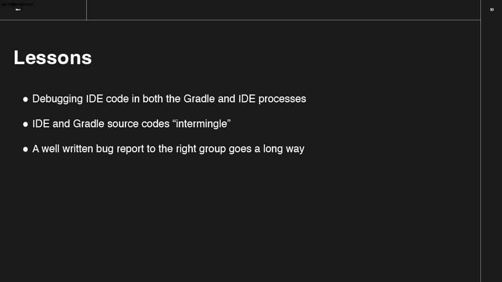 Lessons in Tackling the IDE Performance — slide 30