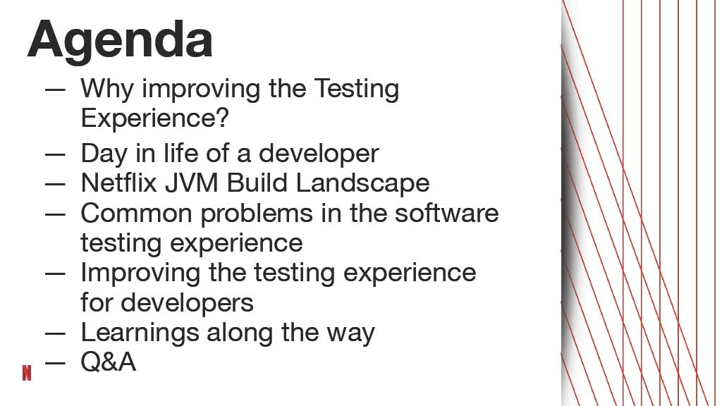 How Improving the Testing Experience Goes Beyond Quality: A Developer Productivity Point of View — slide 2