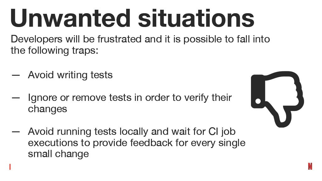 How Improving the Testing Experience Goes Beyond Quality: A Developer Productivity Point of View — slide 25