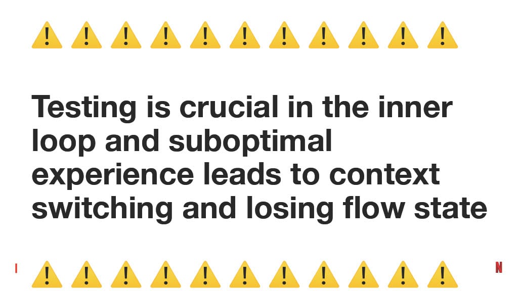 How Improving the Testing Experience Goes Beyond Quality: A Developer Productivity Point of View — slide 8