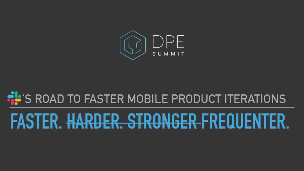 Optimizing Mobile Release Train Schedule and Speed for Faster Feature Arrival — slide 1