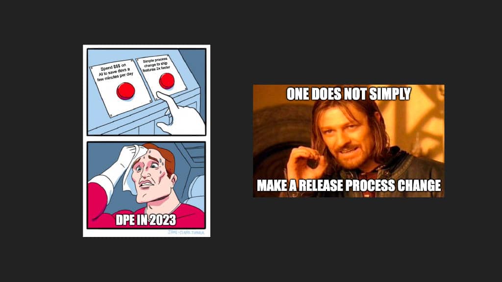 Optimizing Mobile Release Train Schedule and Speed for Faster Feature Arrival — slide 2