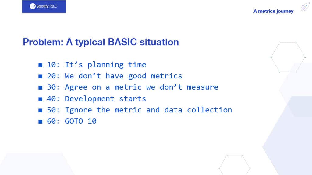 An Opinionated View on Metrics Informed Development — slide 13