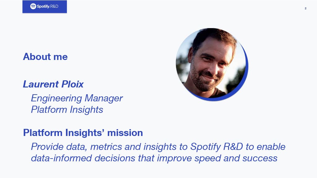 An Opinionated View on Metrics Informed Development — slide 2