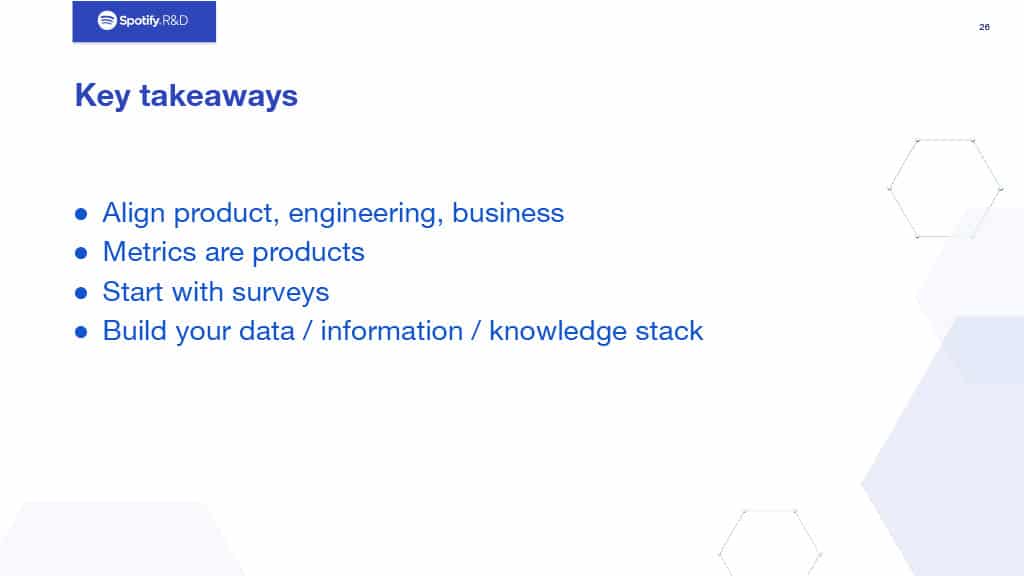 An Opinionated View on Metrics Informed Development — slide 26